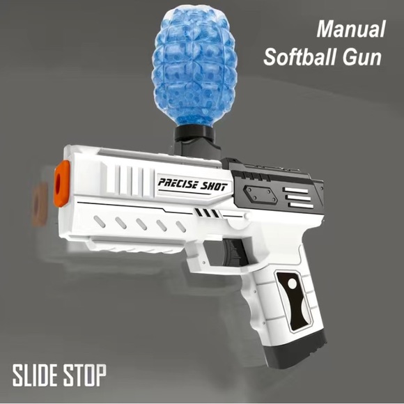2 And 1 Manual Gel Ball Blaster, Soft Bullet Foam Blasters Toy Gun, Splat Gun - Picture 1 of 2